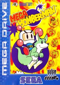 Mega Bomberman PAL Sega Mega Drive PAL box art